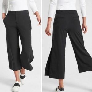 Athleta Tribeca Wideleg Crop Dress Pants